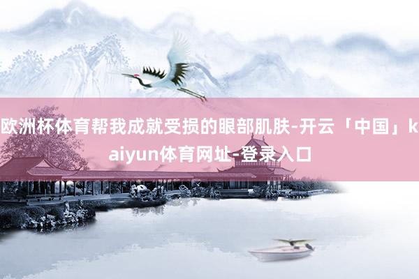 欧洲杯体育帮我成就受损的眼部肌肤-开云「中国」kaiyun体育网址-登录入口