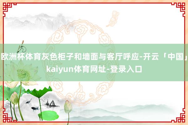 欧洲杯体育灰色柜子和墙面与客厅呼应-开云「中国」kaiyun体育网址-登录入口